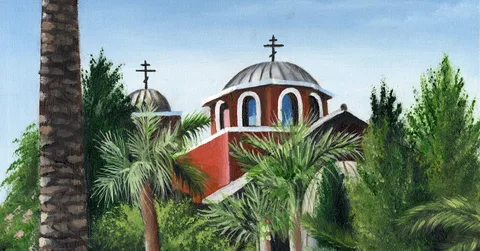 The monastery of St. Anthony in Arizona 사진